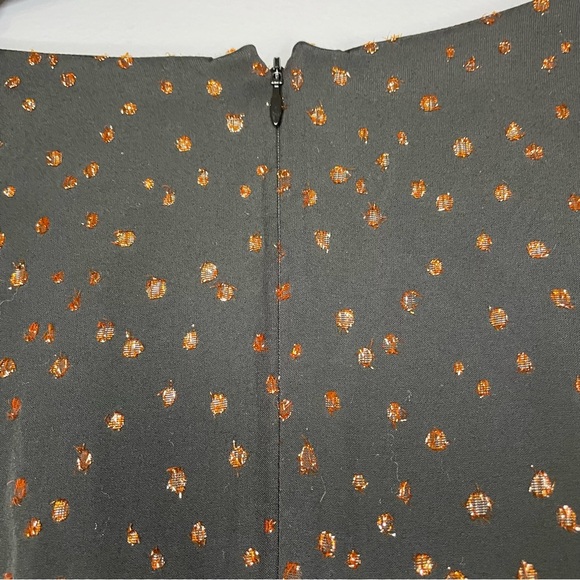 Madewell Lucie V-Neck Smocked Mini Dress in Oval Polka Dot - size 10 - Picture 10 of 15